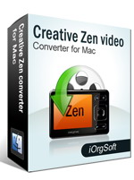iOrgSoft Creative Zen Video Converter for Mac
